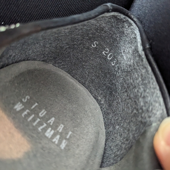 NIB, Stuart Weitzman Nubeads, Suede flats, Size 8M - Picture 7 of 14